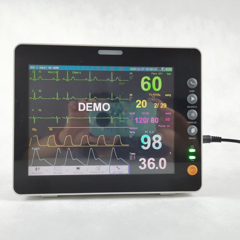 Duurzame 8 inch Vital Signs Monitor Hond Kat Schaap Uitstekende Kwaliteit Vital Signs Monitor