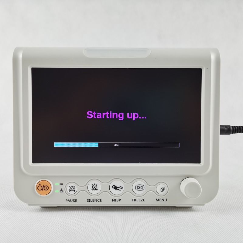 Duurzame 7 inch vitale functies Monitor zes parameters touchscreen draagbare draadloze vitale functies Monitor