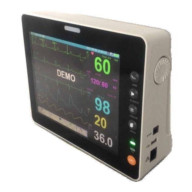Duurzame 8 inch Vital Signs Monitor Beste Prijs Ziekenhuis IC Monitor Multiparameter Vital Signs Monitor
