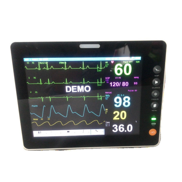 Duurzame 8 inch Vital Signs Monitor Beste Prijs Ziekenhuis IC Monitor Multiparameter Vital Signs Monitor