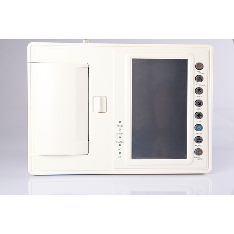 Draagbare metalen EKG-machine met 12-kanaals elektrocardiogram CE-EKG-machine voor ziekenhuismedische CE-ISO-EKG-machine