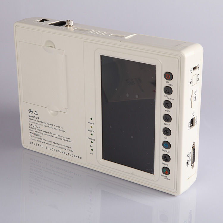 Metalen ECG-machine Digitale 3-kanaals 12-kanaals ECG-machine elektrocardiograaf ECG-machine