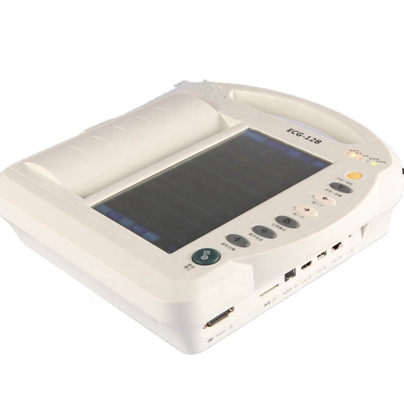 Menselijke ECG-machine hartonderzoek cardiologie 12-kanaals ECG-machine ekg elektrocardiogram machine ECG