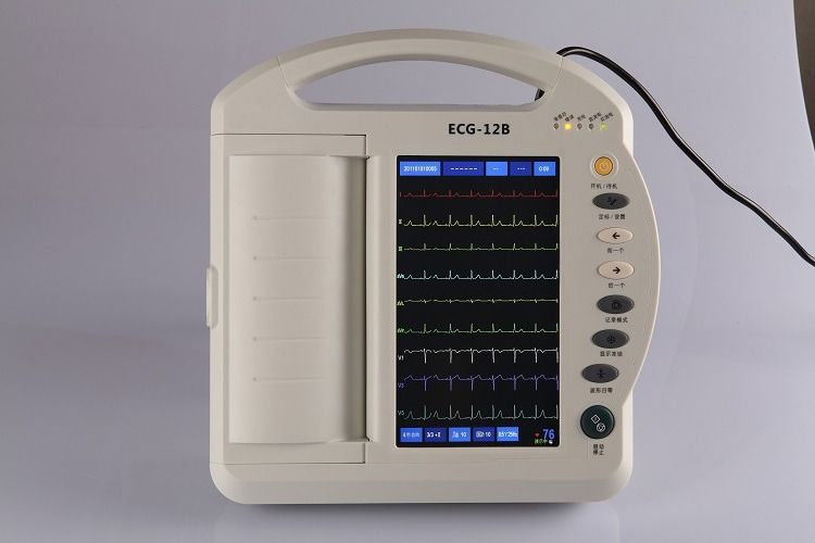 Menselijke ECG-machine hartonderzoek cardiologie 12-kanaals ECG-machine ekg elektrocardiogram machine ECG