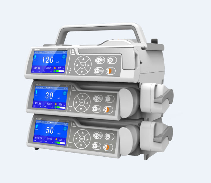 Automatische elektrische metalen infusie pomp ICU ambulance China infusie pomp