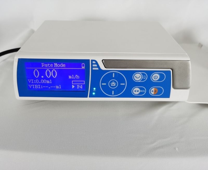 Goedkope infusie pomp Draagbare elektrische ziekenhuis ICU infusie pomp nood metalen infusie pomp elektrische automatische set