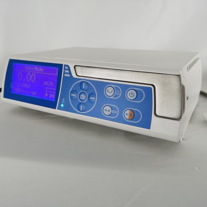 Goedkope infusie pomp Draagbare elektrische ziekenhuis ICU infusie pomp nood metalen infusie pomp elektrische automatische set