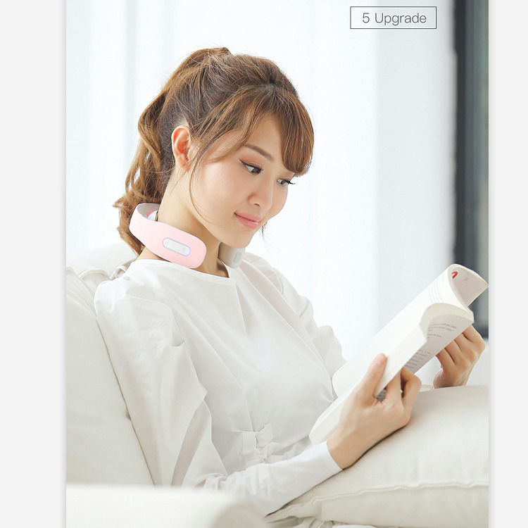 Fysiotherapie Draagbare Intelligente Infrarood Slimme Stem Massager Nek Nek Massager