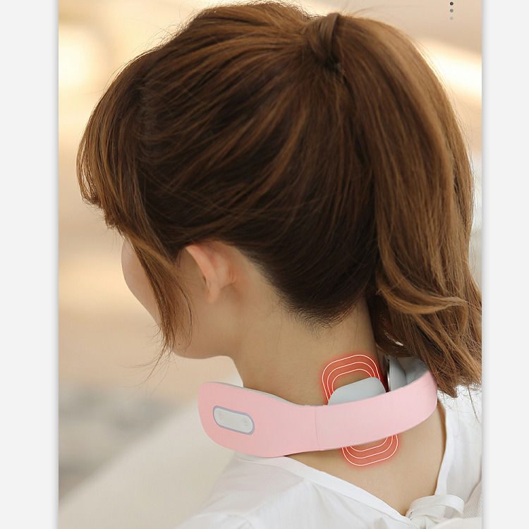 Fysiotherapie Draagbare Intelligente Infrarood Slimme Stem Massager Nek Nek Massager