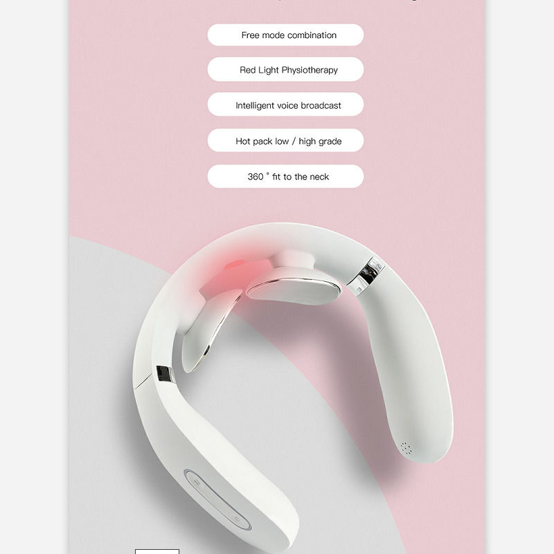 2021 Nieuwe draagbare infrarood magnetische therapie nek constante draagbare baarmoederhals massager