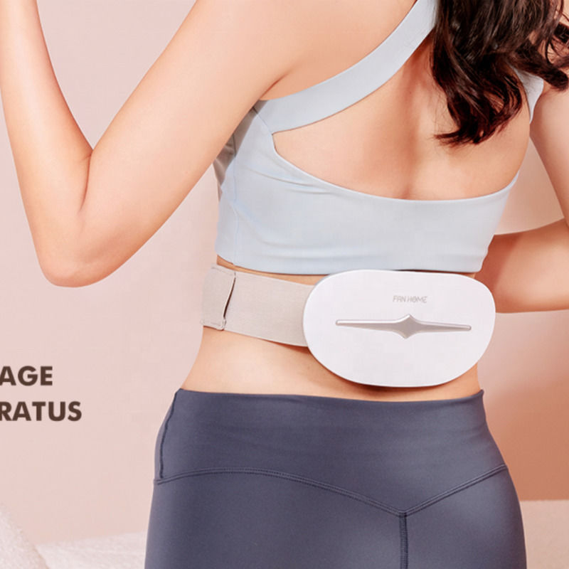Mini Flexibele Elektrische Rugriem Thuis Kantoor Buikverwarmer Thuis Kantoor Lendenmassageapparaat Baarmoederverwarmer Draagbare Taille Ondersteuning Buikmassageapparaat