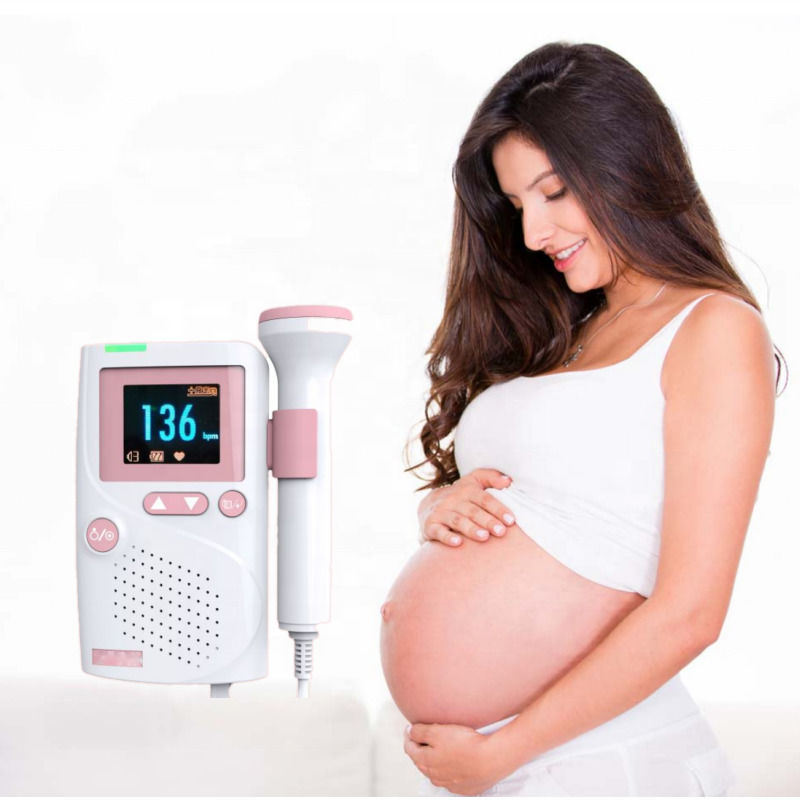 Cardiologie CE gecertificeerd Groothandelsprijs Ultrasone Baby Hartslag Monitor Fetale Doppler Doppler Hart Detector