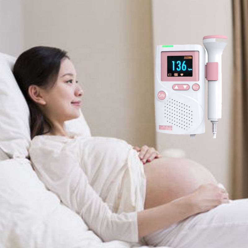 Cardiologie CE gecertificeerd Groothandelsprijs Ultrasone Baby Hartslag Monitor Fetale Doppler Doppler Hart Detector