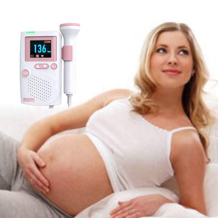Cardiologie CE gecertificeerd Groothandelsprijs Ultrasone Baby Hartslag Monitor Fetale Doppler Doppler Hart Detector