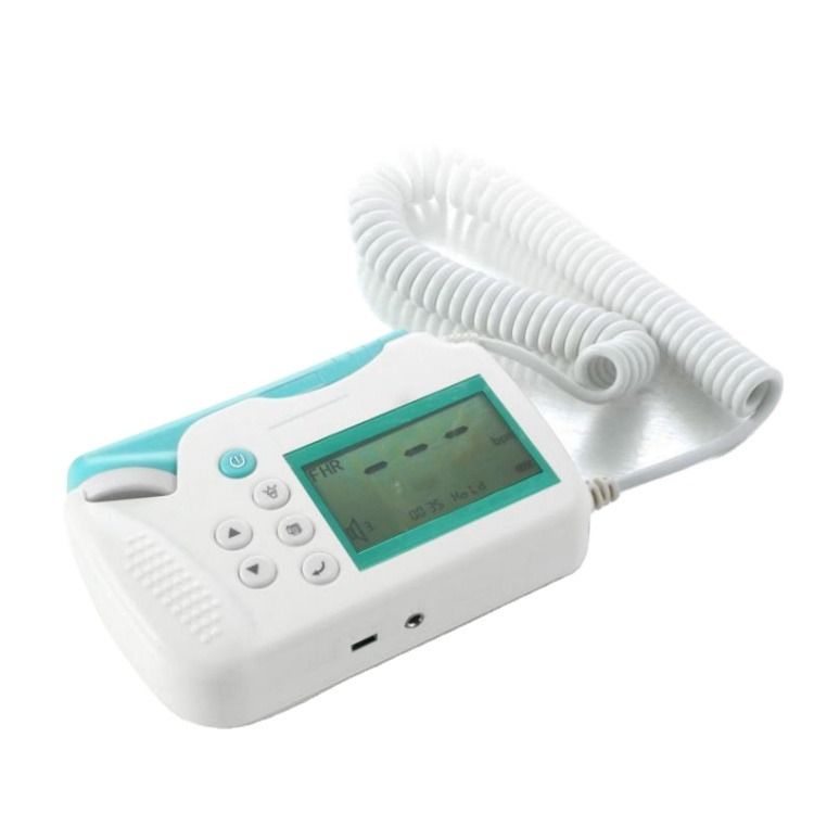 Digitale monitor foetale echografie cardiologie baby doppler gezonde hartslag detector monitor led pocket prenatale digitale foetale doppler