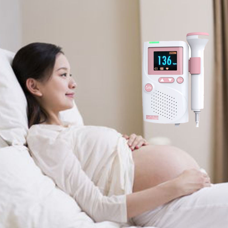 Waterdicht Medisch Ultrasone Hoogwaardig Geluid Cardiologie CE Ultrasone Baby Baby Draagbare Hartspiegel Fetale Doppler Hartslag