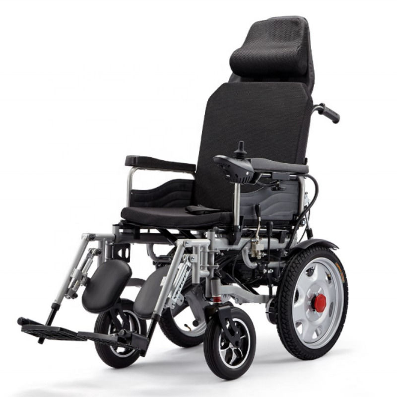 Gehandicapte Elektrische Rolstoel Afstandsbediening Lichtgewicht Goedkope Prijs Opvouwbare Elektrische Rolstoel Voor 140kg Gehandicapten