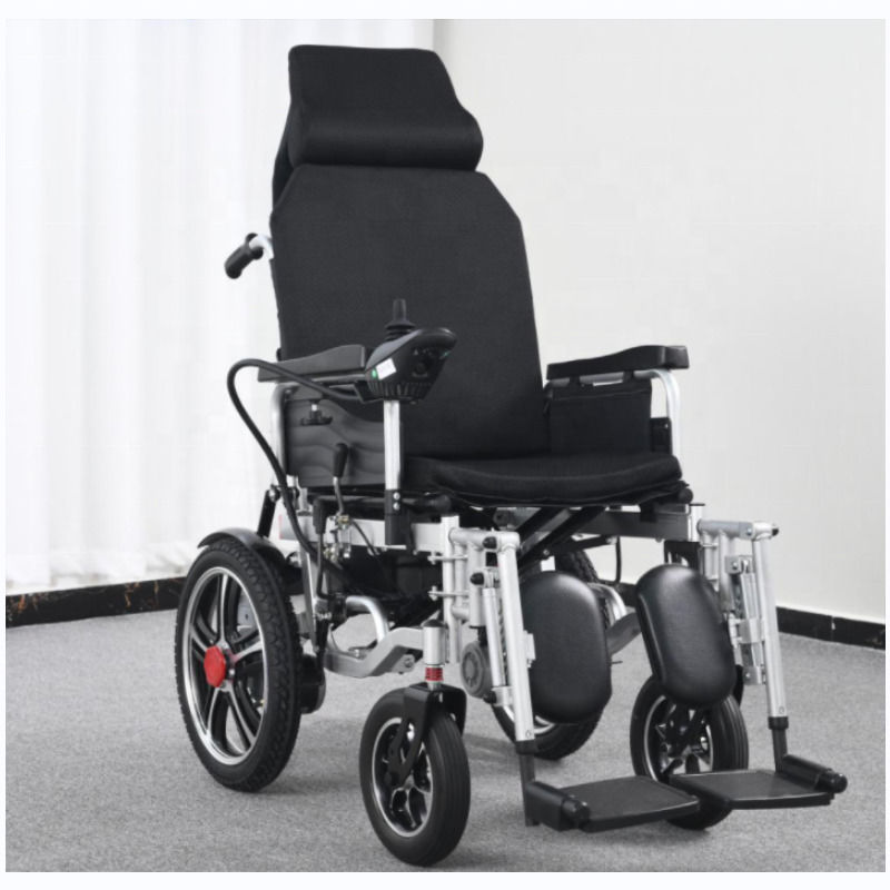 Gehandicapte Elektrische Rolstoel Afstandsbediening Lichtgewicht Goedkope Prijs Opvouwbare Elektrische Rolstoel Voor 140kg Gehandicapten