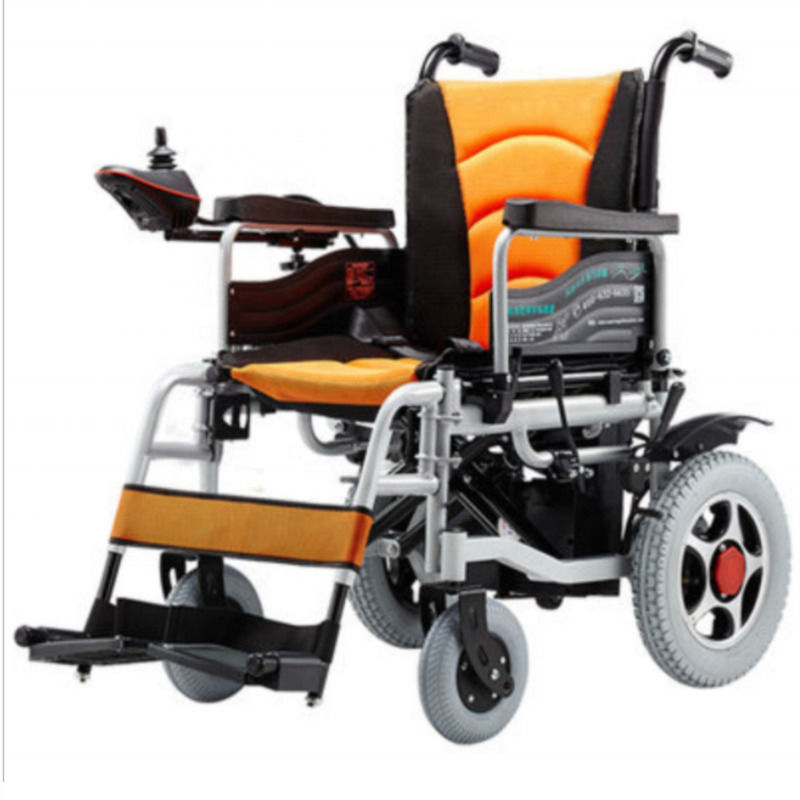 Nieuwe elektrische rolstoel opvouwbaar gehandicapten rolstoel lichtgewicht aluminium batterij afstandsbediening rolstoel 140kg