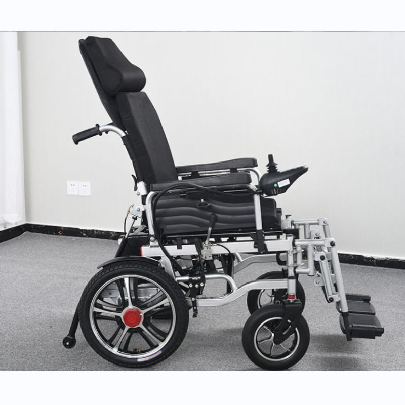Beste kwaliteit 140kg elektrische rolstoel Nieuwe High Power Power rolstoel Opvouwbare aluminium lichtgewicht rolstoel