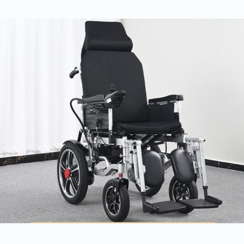 Beste kwaliteit 140kg elektrische rolstoel Nieuwe High Power Power rolstoel Opvouwbare aluminium lichtgewicht rolstoel