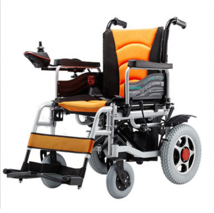 Goedkoopste Lichtgewicht Elektrische Rolstoel voor Gehandicapten Opvouwbare Gemotoriseerde Automatische Elektrische Rolstoel voor Gehandicapten van 140 kg