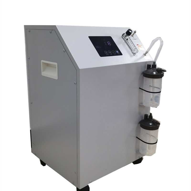 Hoogwaardige verneveling zuurstofconcentrator 10l Dubbele uitgang verneveling zuurstofconcentrator 10l Medische draagbare zuurstofconcentrator