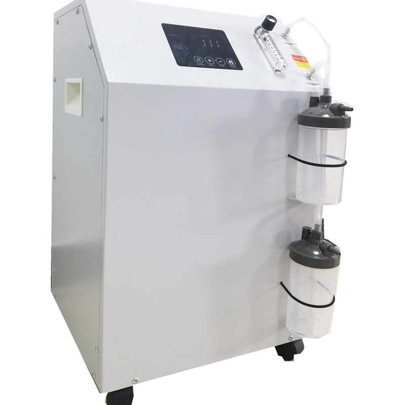 Hoogwaardige verneveling zuurstofconcentrator 10l Dubbele uitgang verneveling zuurstofconcentrator 10l Medische draagbare zuurstofconcentrator