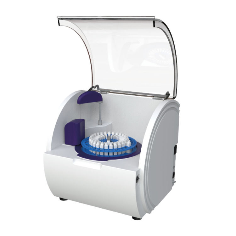 Kleinere afmetingen ziekenhuisanalysator benchtop mini volautomatische bloedchemie biochemische analyzer