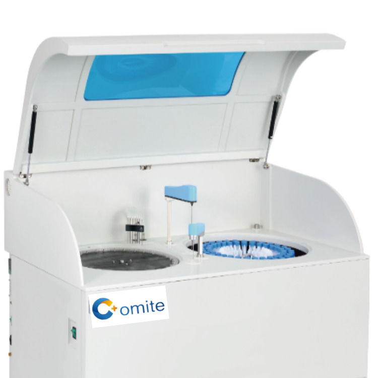 Kleine grootte Hospital Analyzer Benchtop Mini Ful Automatic Bloedchemie Biochemische Analyzer