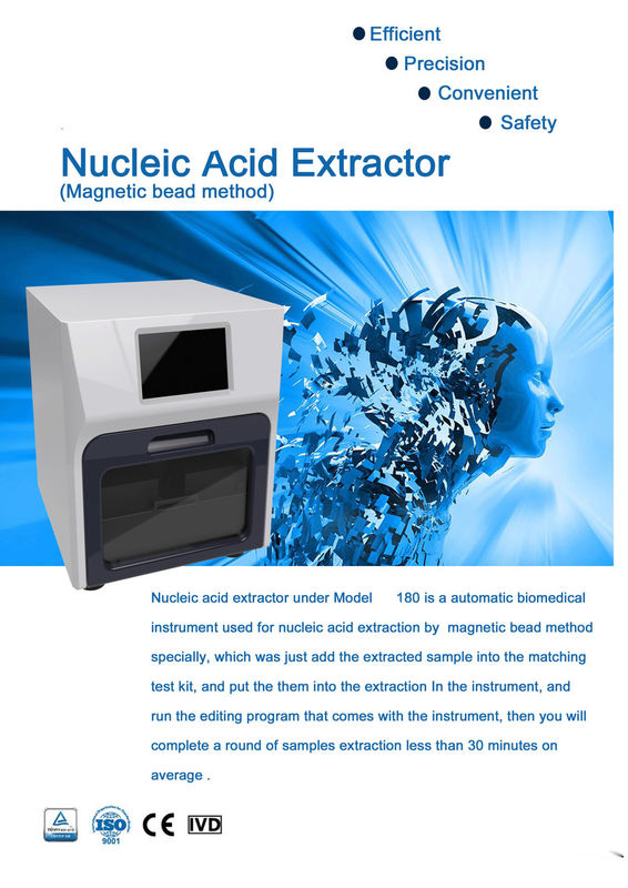 Hoge kwaliteit automatische ziekenhuis zuivering ziekenhuis kliniek laboratorium extractor medisch laboratorium nucleïnezuur extractor